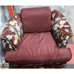 HI-VIS FLORAL ARMCHAIR