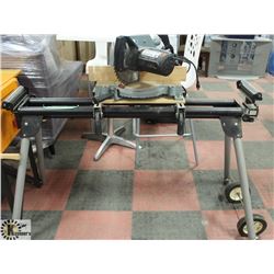 DELTA 10" COMPOUND MITER SAW ON PORTABLE STAND