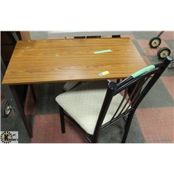 SMALL DESK 36 X 20 X 26" WITH CHAIR