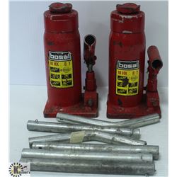 LOT OF 2 BOTTLE JACKS