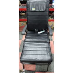 BLACK LEATHER & METAL FOLD-OUT MASSAGE