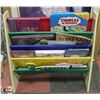 Image 1 : 4-TIER BOOK HOLDER WITH 17 KIDS BOOKS & A