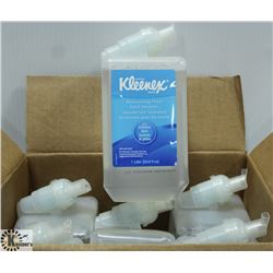 CASE WITH 6 ONE LITRE BOTTLES OF KLEENEX FOAM HAND