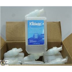 CASE WITH 6 ONE LITRE BOTTLES OF KLEENEX FOAM HAND