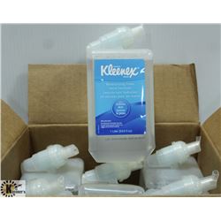CASE WITH 6 ONE LITRE BOTTLES OF KLEENEX FOAM HAND