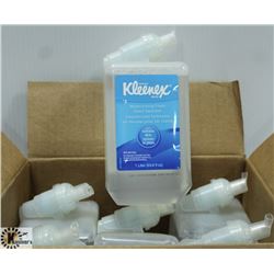 CASE WITH 6 ONE LITRE BOTTLES OF KLEENEX FOAM HAND