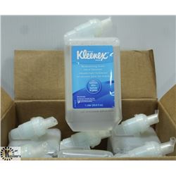 CASE WITH 6 ONE LITRE BOTTLES OF KLEENEX FOAM HAND