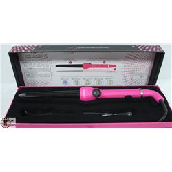 ROYALE PRO HOT PINK 25/18MM GRANDE CURLING WAND