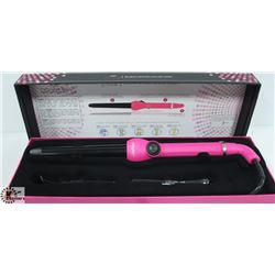 ROYALE PRO HOT PINK 25/18MM GRANDE CURLING WAND