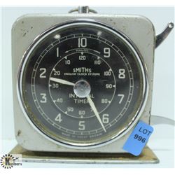 VINTAGE ENGLISH SMITH RACING INTERVAL TIMER