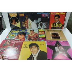 10 ELVIS PRESLEY RECORD ALBUMS COLLECTORS