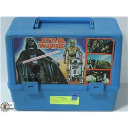 1977 ORIGINAL STAR WARS BLUE LUNCH BOX