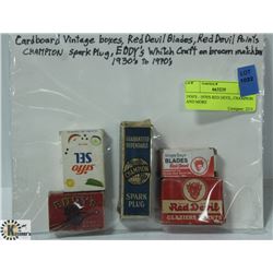 1930'S - 1970'S RED DEVIL, CHAMPION AND MORE