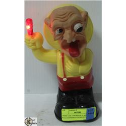1960'S UGLY HORROR PLASTIC KILLER PHYSCO LIGHT-UP