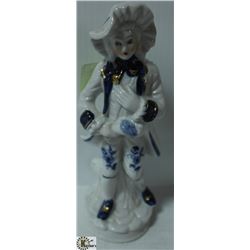 LADY ANGELA MANDOLIN PORCELAIN HAND PAINTED FIGURE