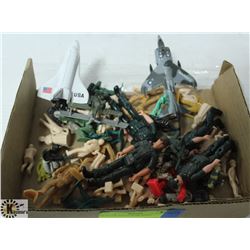 FLAT OF ARMY WAR TOYS