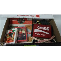 FLAT OF COCA COLA  COLLECTIBLES