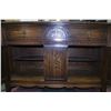 Image 4 : VINTAGE WOOD CARVED SIDEBOARD