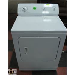KENMORE WHITE HD SUPER CAPACITY DRYER.