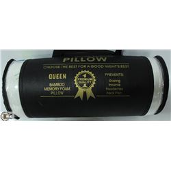 NEW QUEEN SIZE BAMBOO MEMORY FOAM PILLOW