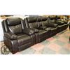 Image 1 : NEW SALEM BLACKBERRY LEATHER-AIR RECLINING