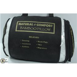 NEW BAMBOO QUEEN SIZE NATURAL COMFORT PILLOW