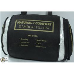 NEW BAMBOO QUEEN SIZE NATURAL COMFORT PILLOW