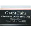 Image 2 : LARGE GRANT FUHR AUTOGRAPHED OILERS PICTURE