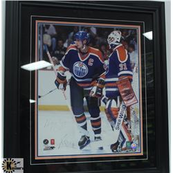 LARGE GRETZKY / FUHR AUTOGRAPHED LTD EDITION