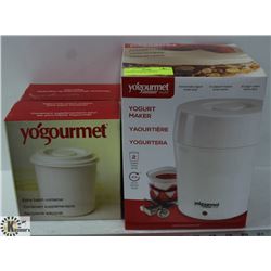2 QUART YOGURT MAKER, INCLUDES EXTRA BATCH