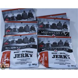 LOT WITH FIVE 80GRAM BAGS OF MCSWEENEY HOT