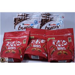BOX OF KINDER BUENO MINI'S & KIT KAT MINIS