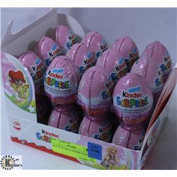 BOX OF 24 GIRLS KINDER SURPRISE