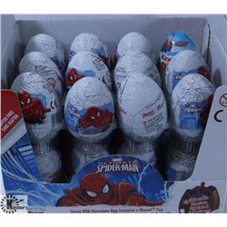 BOX OF 24 SPIDERMAN KINDER SURPRISE