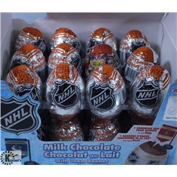 BOX OF 24 NHL KINDER SURPRISE