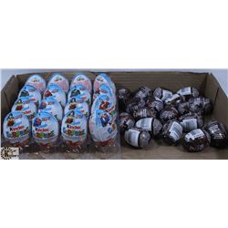 BOX OF KINDER SURPRISE & HERSHEY CHOCOLATE