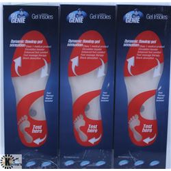 3 PAIRS OF NEW SZ L  MENS (7-13 ) GEL GENIE INSOLE
