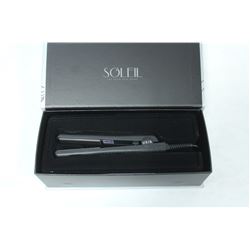SOLEIL MINI BLACK FLAT IRON W/ CERAMIC PLATES