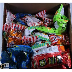 LARGE BOX OF ASSORTED CHIPS & CHEESIES