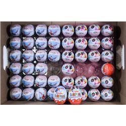 BOX WITH 47 KINDER SURPRISES