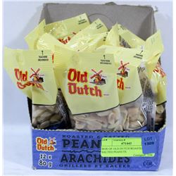 BOX OF OLD DUTCH ROASTED AND SALTED PEANUTS