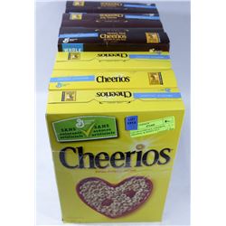 LOT OF 6 CHEERIOS ORIGINAL X 3 & HONEY NUT X 3
