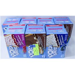 LOT OF 7 BOXES ASSORTED FLAVORS POP TARTS