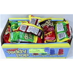 BOX OF WATERMELON, STRAWBERRY, & COLA TEDDY