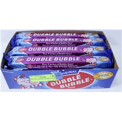 BOX OF 9" DOUBLE BUBBLE GUM