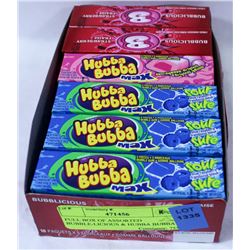 FULL BOX OF ASSORTED BUBBLE-LICIOUS & HUBBA BUBBA