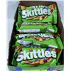 Image 1 : BOX OF 92GRAM BAGS OF SOUR FLAVOUR SKITTLES