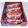 Image 1 : BOX OF 92GRAM BAGS OF ORIGINAL FLAVOUR SKITTLES