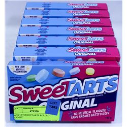 BOX OF SWEETTARTS ROLLED CANDY
