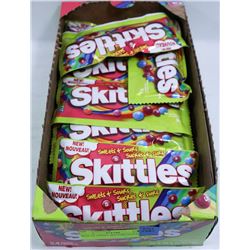BOX OF SWEET &SOURS SKITTLES